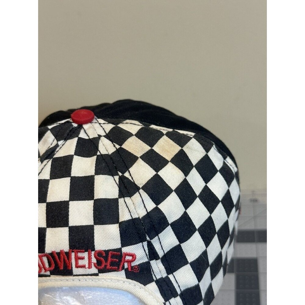 vintage budweiser Racing SnapBack‎ Hat - Picture 7 of 12